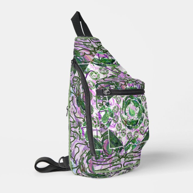 À Bandoulière Sac Sling Jardin Susea Blu Studios (Coin gauche)