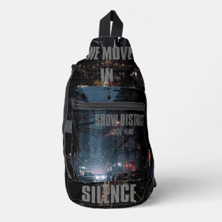 À Bandoulière Sac Streetwear Noir Souterrain