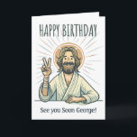 "À bientôt" 55 Funny carte d'anniversaire<br><div class="desc">Carte d'anniversaire amusante et modifiable 55 "A bientôt"</div>