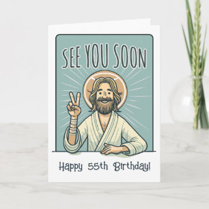 "À bientôt", Green, Funny carte d'anniversaire