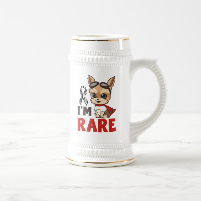 À Bière Fête de la Maladie Rare Je suis Rare ! Chope (Droite)