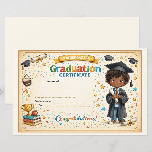 A Bright Keepsake for Life’s First Big Step (Devant / Derrière)