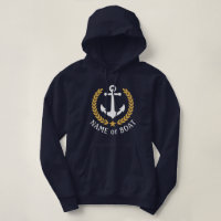 Nom du bateau d'Ancres nautiques Gold Laurel Pull
