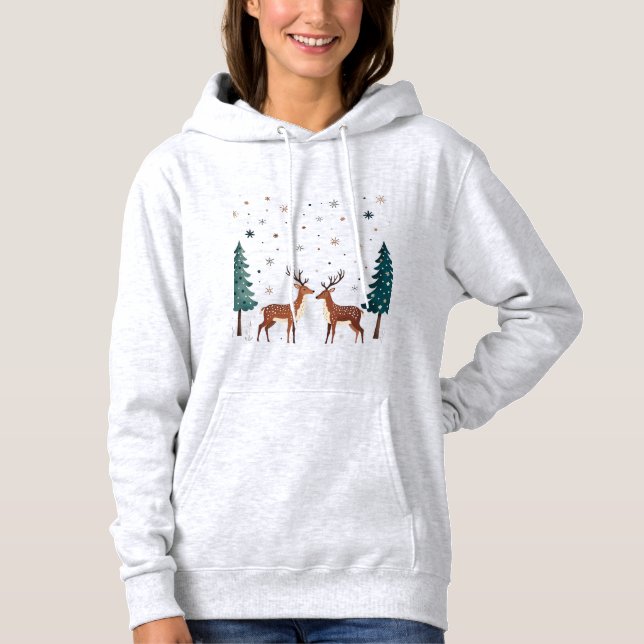 À Capuche Pull de Noël  (Devant)