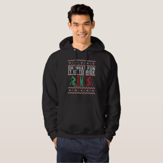 À Capuche Vélo BMX Veste de Noël moche