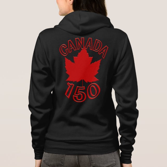 À Capuche Veste commémorative pour femmes Canada 150 Veste d (Dos)