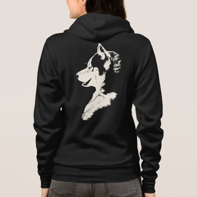 À Capuche Veste Husky Femme Sibérienne Veste Husky (Dos)