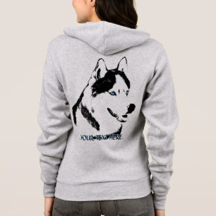 À Capuche Veste Husky Veste femme traîneau Chien Veste perso