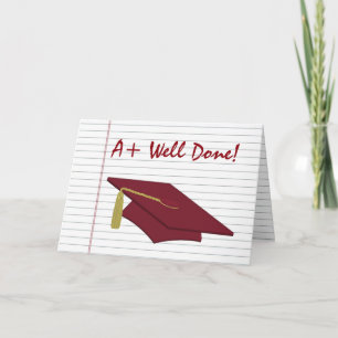 A+ Carte de diplôme personnalisée