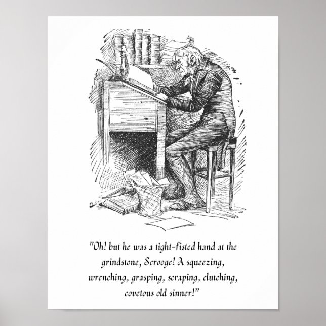 "A Christmas Carol Poster (Devant)