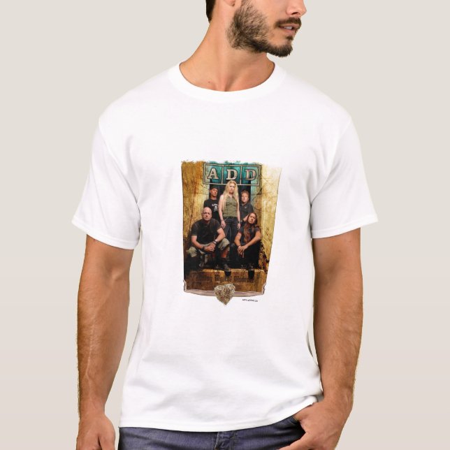 A.D.D. T-shirt - blanc (Devant)