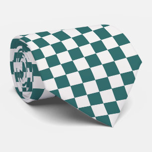 À damiers Cravate minimaliste