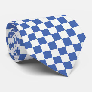 À damiers Cravate minimaliste