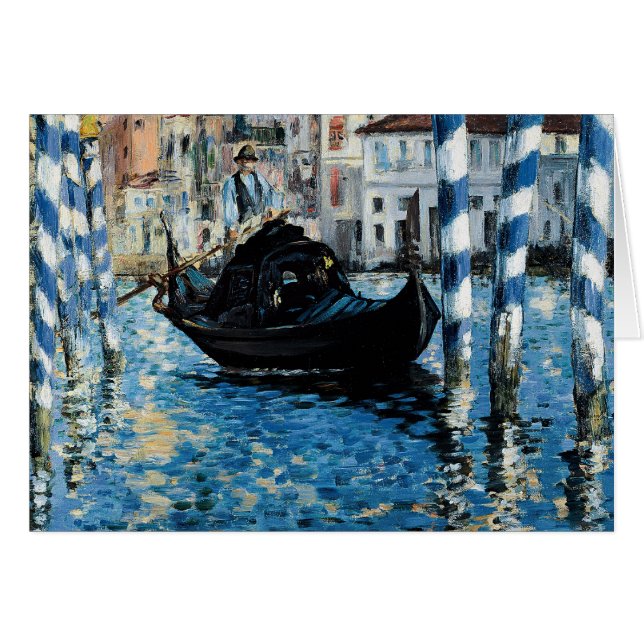 À de canal grand de le Venise - Edouard Manet (Devant horizontal)