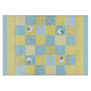 À Découper Amusants Moutons gallois, Faux Patchwork, Planche