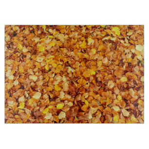 À Découper Feuilles d'automne Planche de verre décoratif