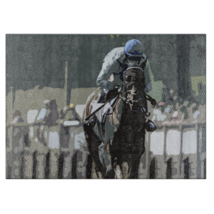 À Découper Hippocampe Avec Jockey En Planche Bleue