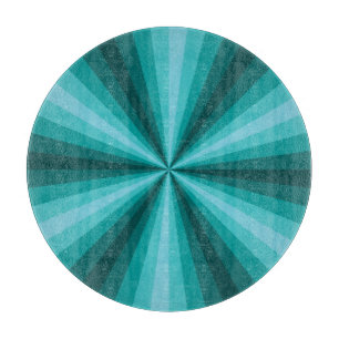 À Découper Illusion optique Planche de coupe en verre Aqua