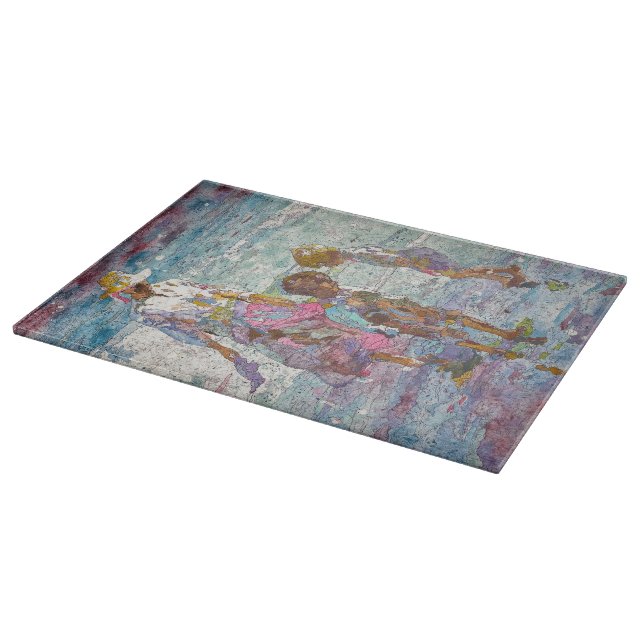 À Découper Lumière rassemblée © – Planche de service d'art fi (Coin)