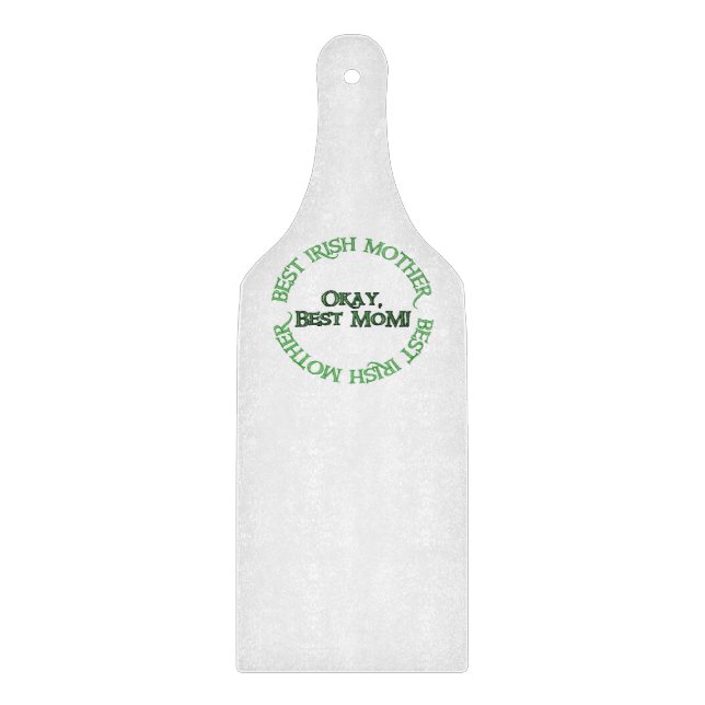 À Découper Meilleure planche de coupe en verre mère irlandais (Devant)