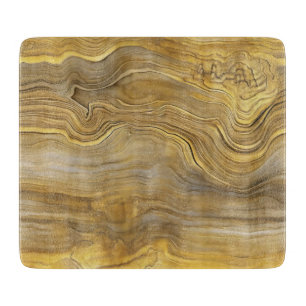 À Découper Motif de planche en bois jaune