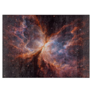 À Découper Papillon nébuleuse planche en verre Black 4 Luxe