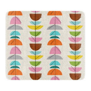 À Découper Planche de coupe des nids colorés rétro