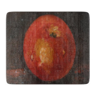 À Découper Planche de coupe en verre Ann Hayes Peinture Apple