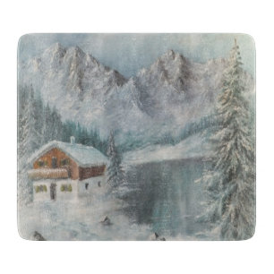À Découper Planche de coupe en verre Ann Hayes Peinture Sn Ba