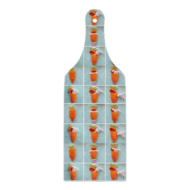 À Découper Planche de coupe en verre de Pâques (Devant)