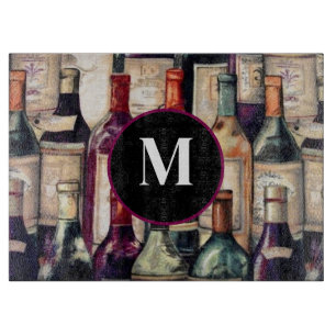 À Découper Planche de coupe en verre pour les amateurs de vin