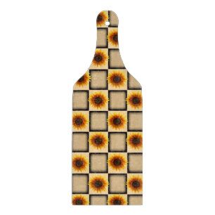 À Découper Planche de coupe en verre Tournesol