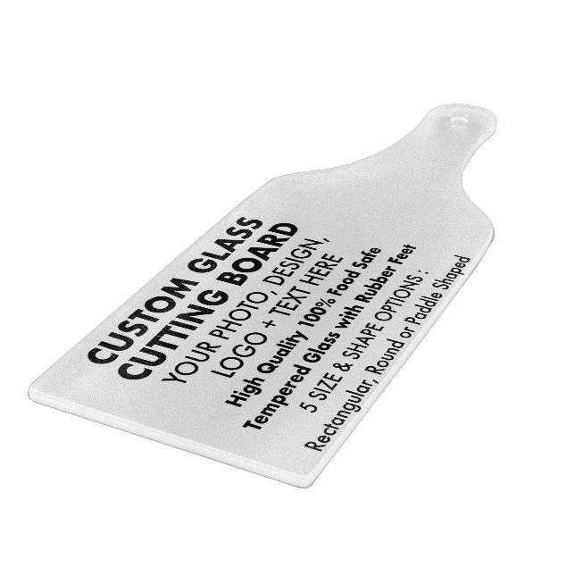 À Découper Planche de coupe en verre trempé sur mesure - Paga (Coin)