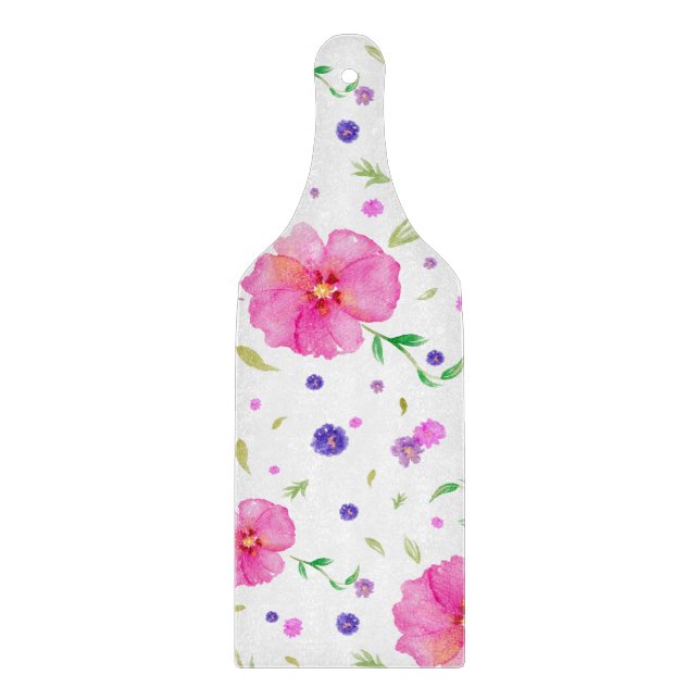 À Découper Planche de cuisine florale - Cadeau Mariage pour e (Devant)