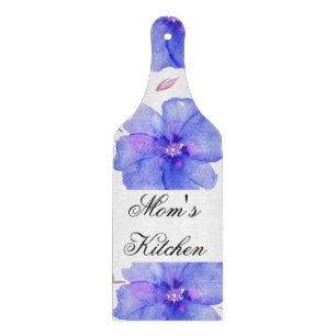 À Découper Planche de cuisine florale - Cadeau personnalisé p