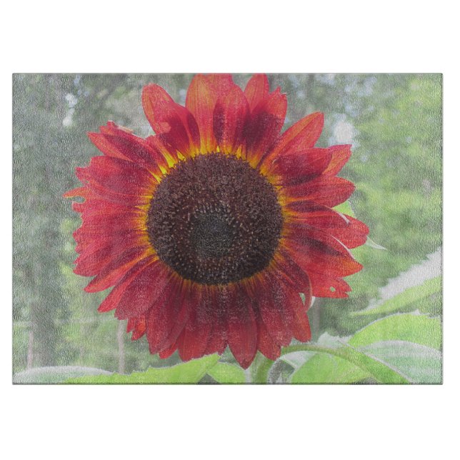 À Découper Planche de découpe de tournesol rouillé (Devant)
