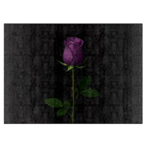 À Découper Planche de verre Black 4 Luxe Rose Violette Royale