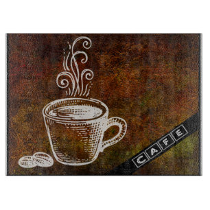 À Découper Planche décorative de coupe de verre