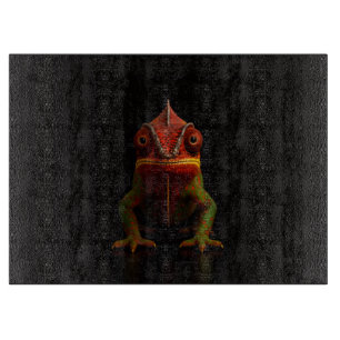 À Découper Planche en verre Black 4 Luxe Caméléon panthère