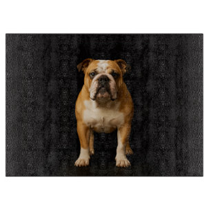 À Découper Planche en verre Black 4 Luxe Stamina Bulldog