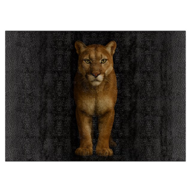 À Découper Planche en verre Noir 4 Luxe Silent Prime Puma (Devant)