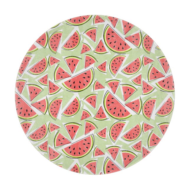 À Découper Watermelon vert Multi planche ronde (Devant)