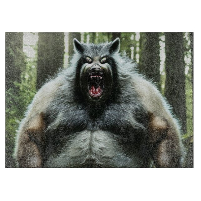 À Découper Werewolf qui a mangé la planche de découpe de tout (Devant)