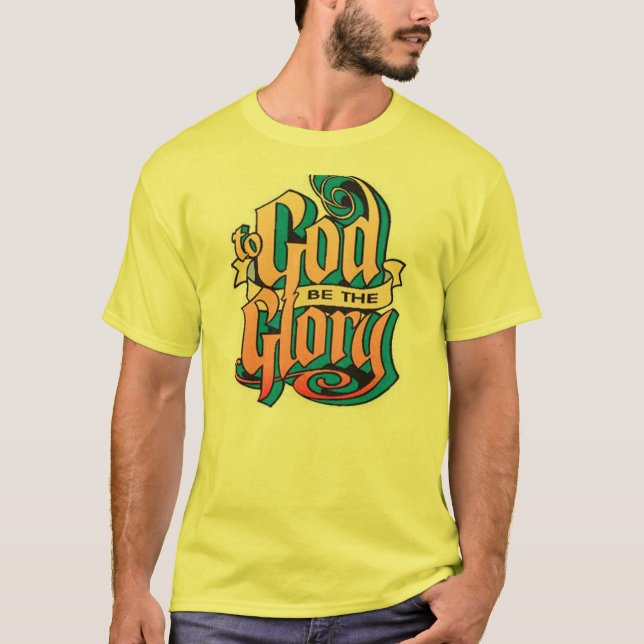 À Dieu soyez le T-shirt de gloire (Devant)