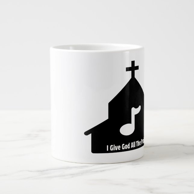 À Dieu Toutes Les Louanges - Jumbo Mug (Devant)