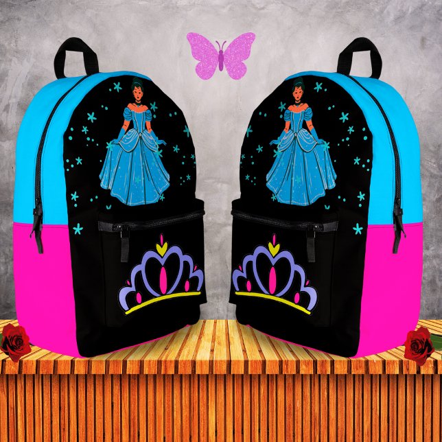 À Dos Imprimé Couronne de princesse mignonne Étoiles Filles Sac  (Créateur téléchargé)