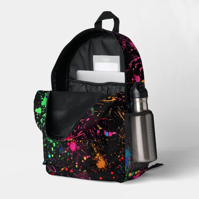 À Dos Imprimé Imprimer le sac de coupe (Coin arrière droit (ouvert))