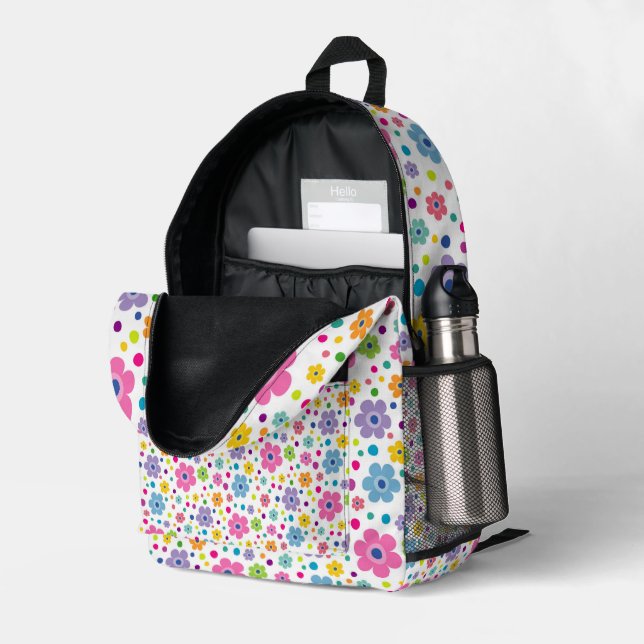 À Dos Imprimé Imprimer le sac de coupe (Coin arrière droit (ouvert))