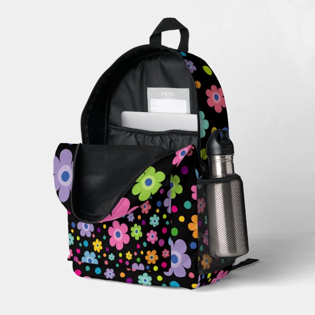 À Dos Imprimé Imprimer le sac de coupe (Coin arrière droit (ouvert))