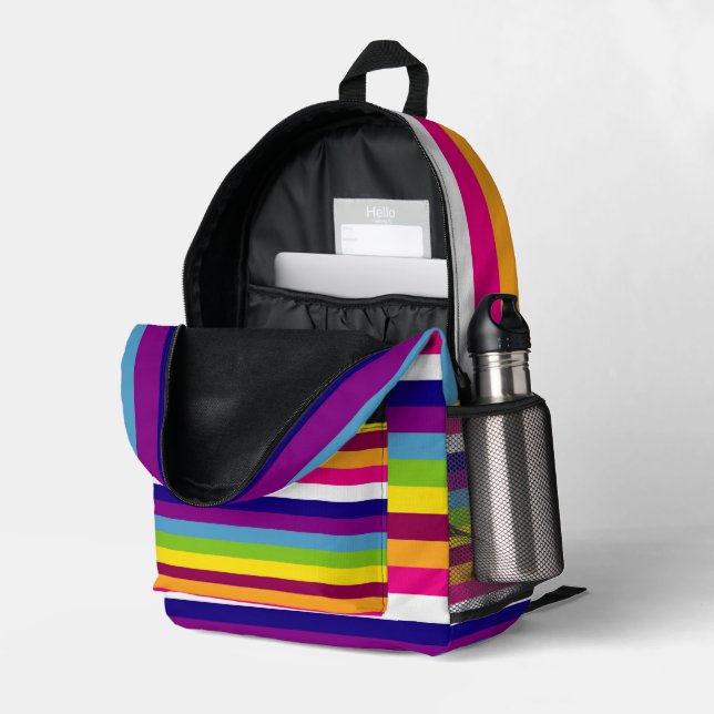 À Dos Imprimé Imprimer le sac de coupe (Coin arrière droit (ouvert))